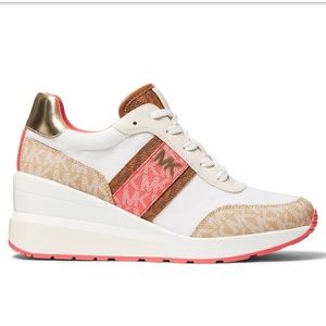 Brand new never worn wedge Michael kors sneakers